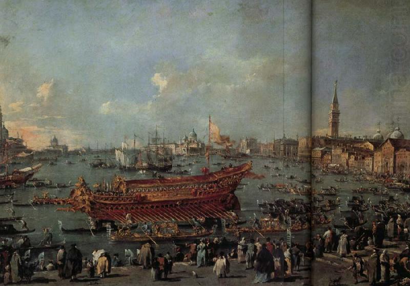 The Departure of the Doge on Ascension Day, Francesco Guardi